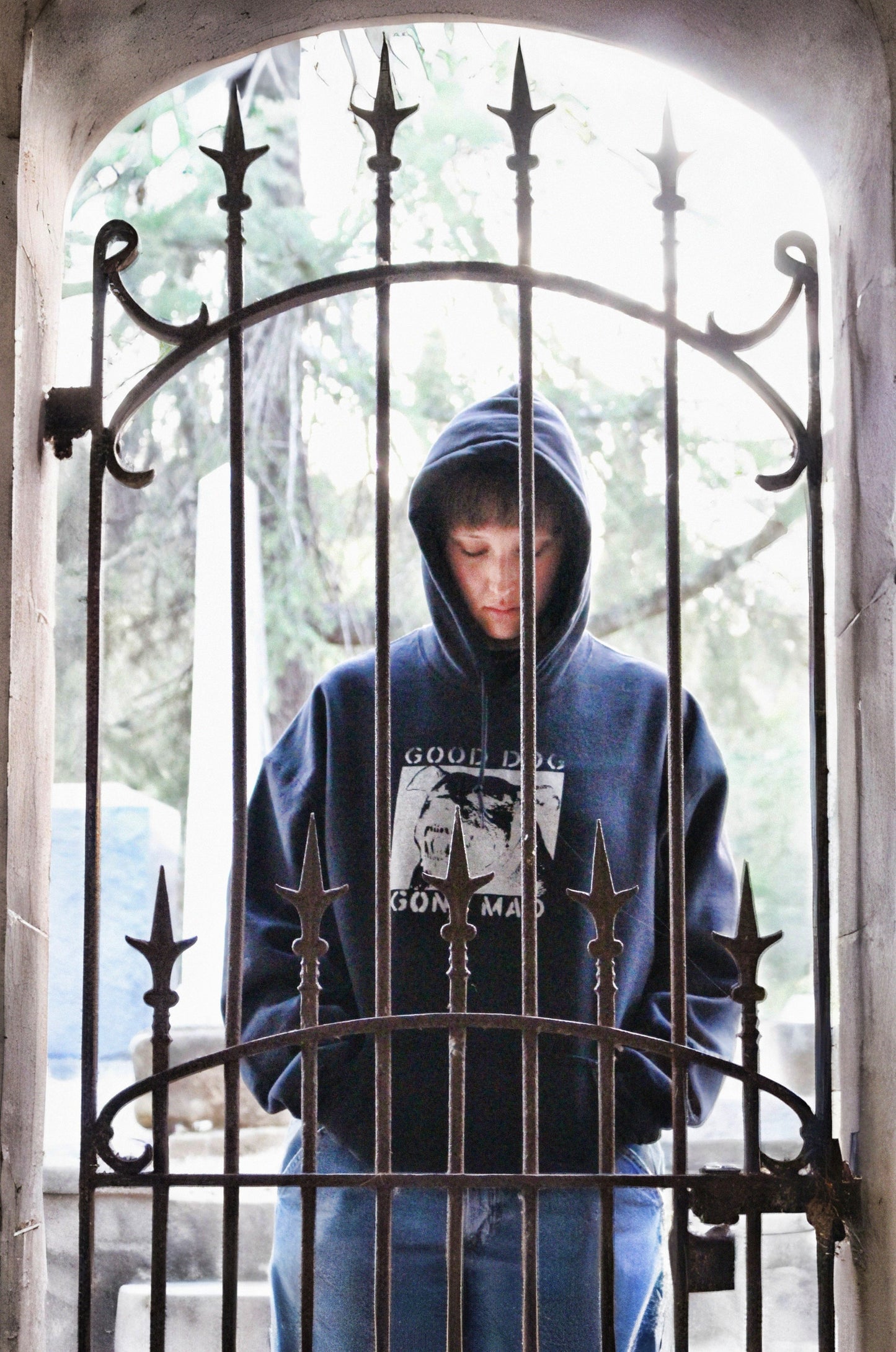 "Good Dog Gone Mad" Black Hoodie