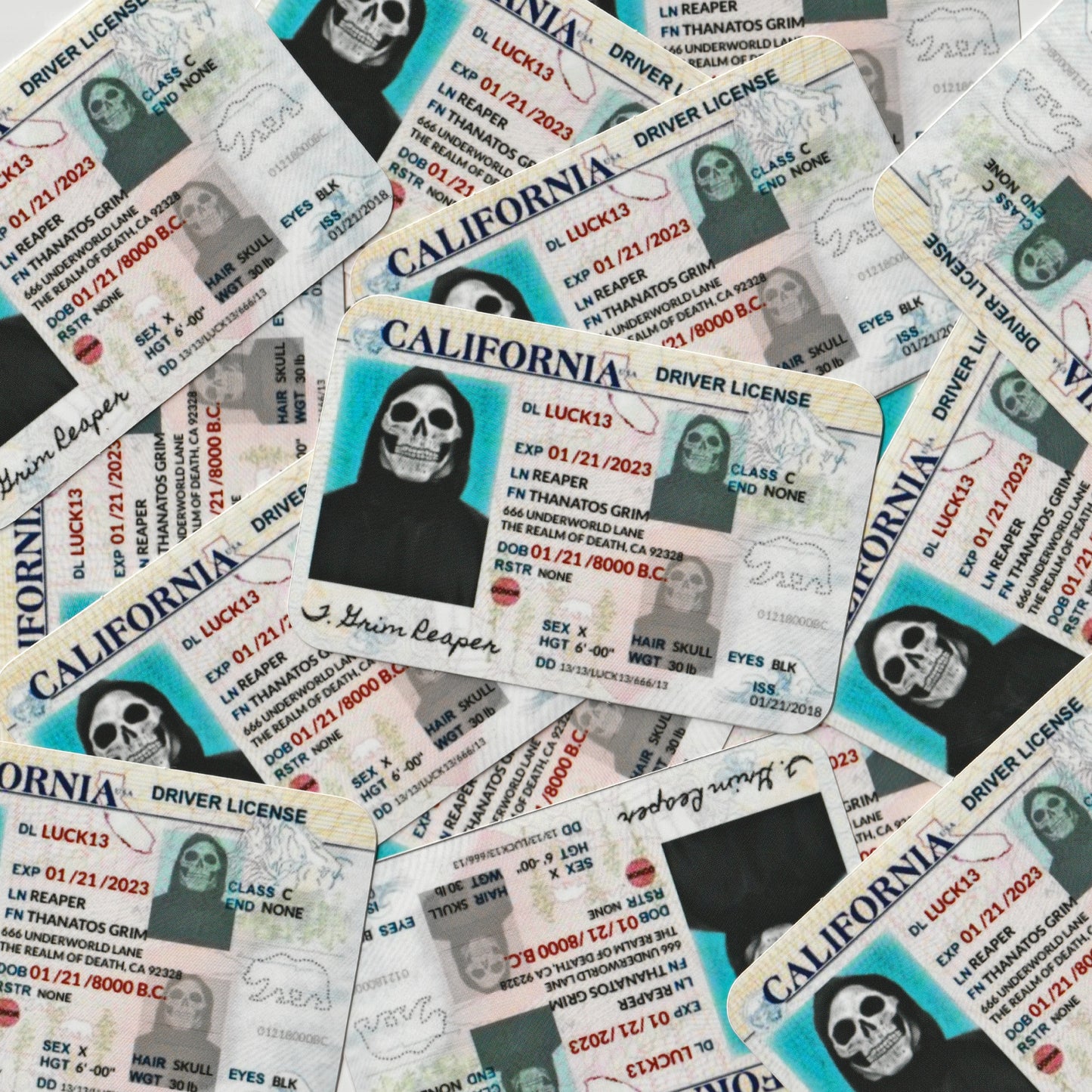 "Expired License" Sticker