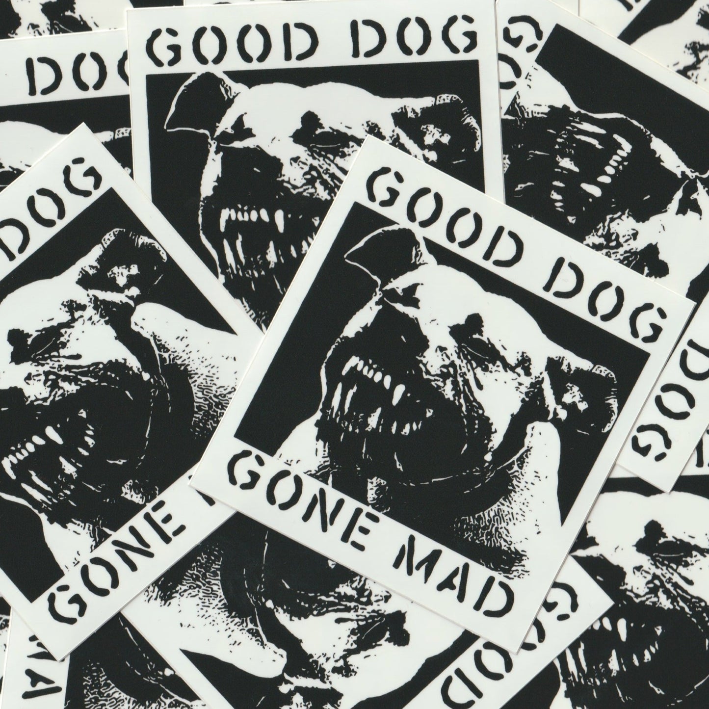 "Good Dog Gone Mad" Sticker