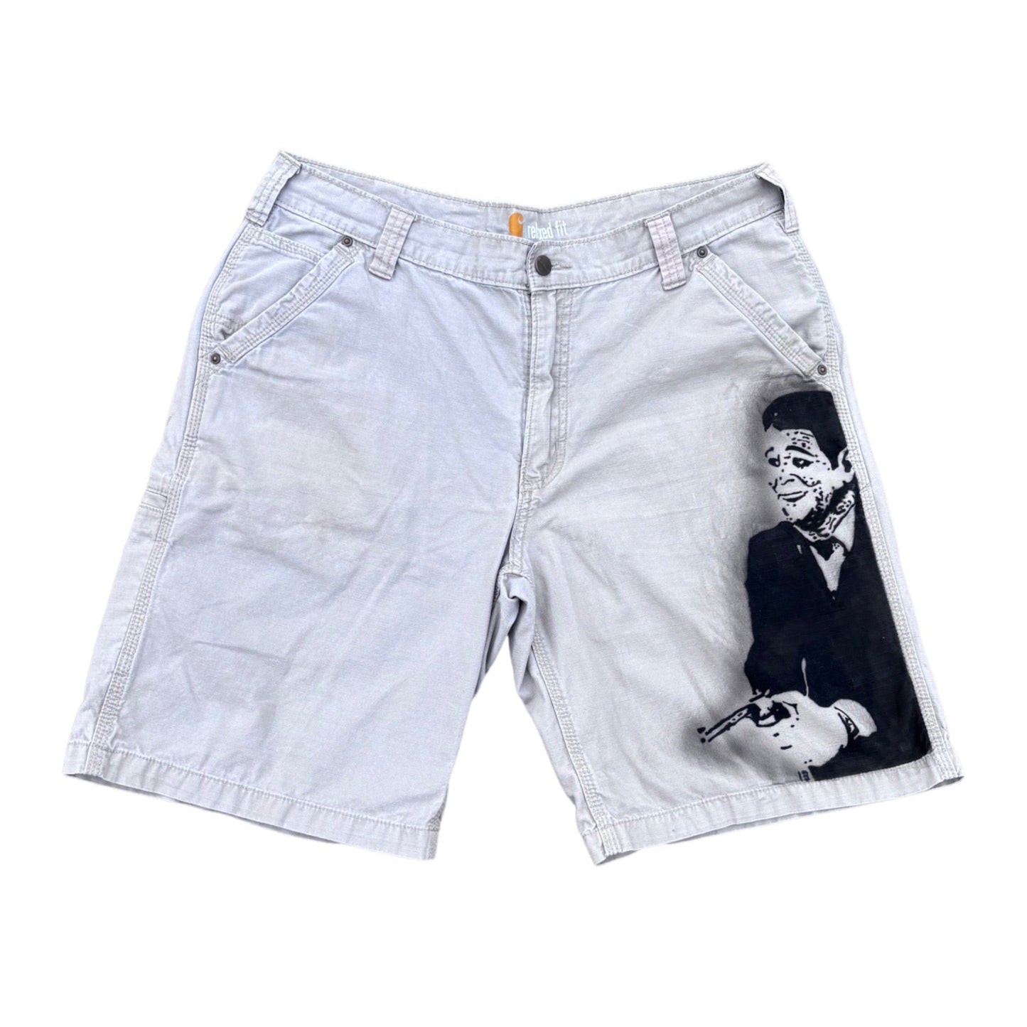 "Point Break" Airbrushed Shorts