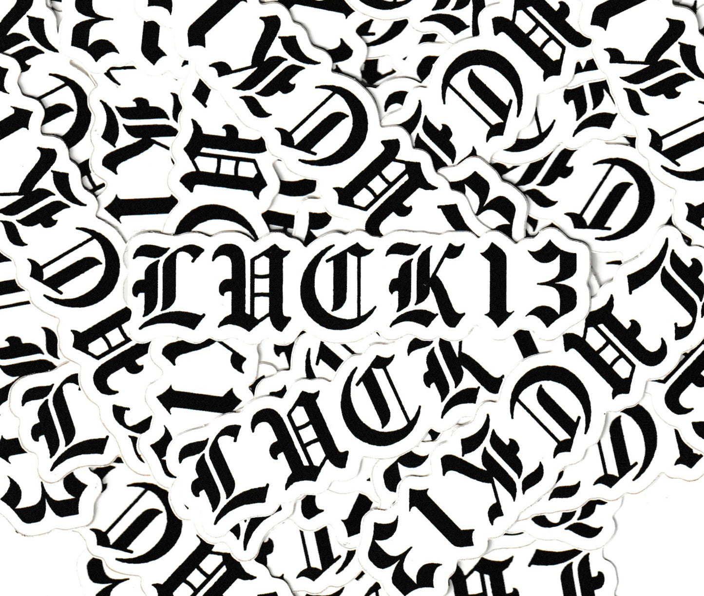 "LUCK13" Sticker