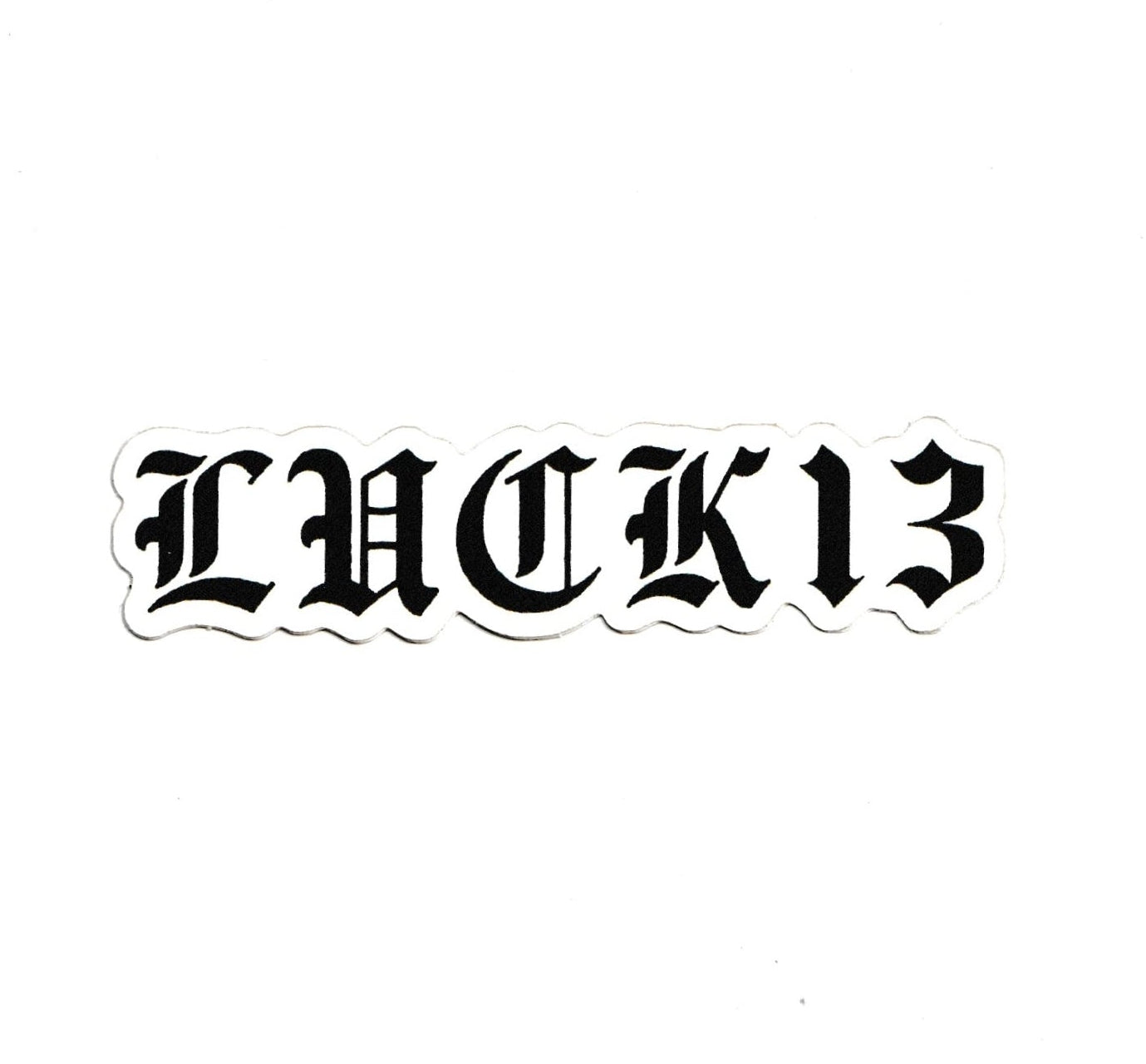 "LUCK13" Sticker